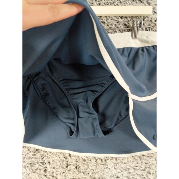 FREE COUNTRY Swim Skort Womens SZ‎ XL Slate White Quick-Dry UPF 50+ Stretchy - Picture 3 of 8